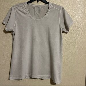Reel Legends Women’s L Light Beige Classic Cotton Short Sleeve Tee